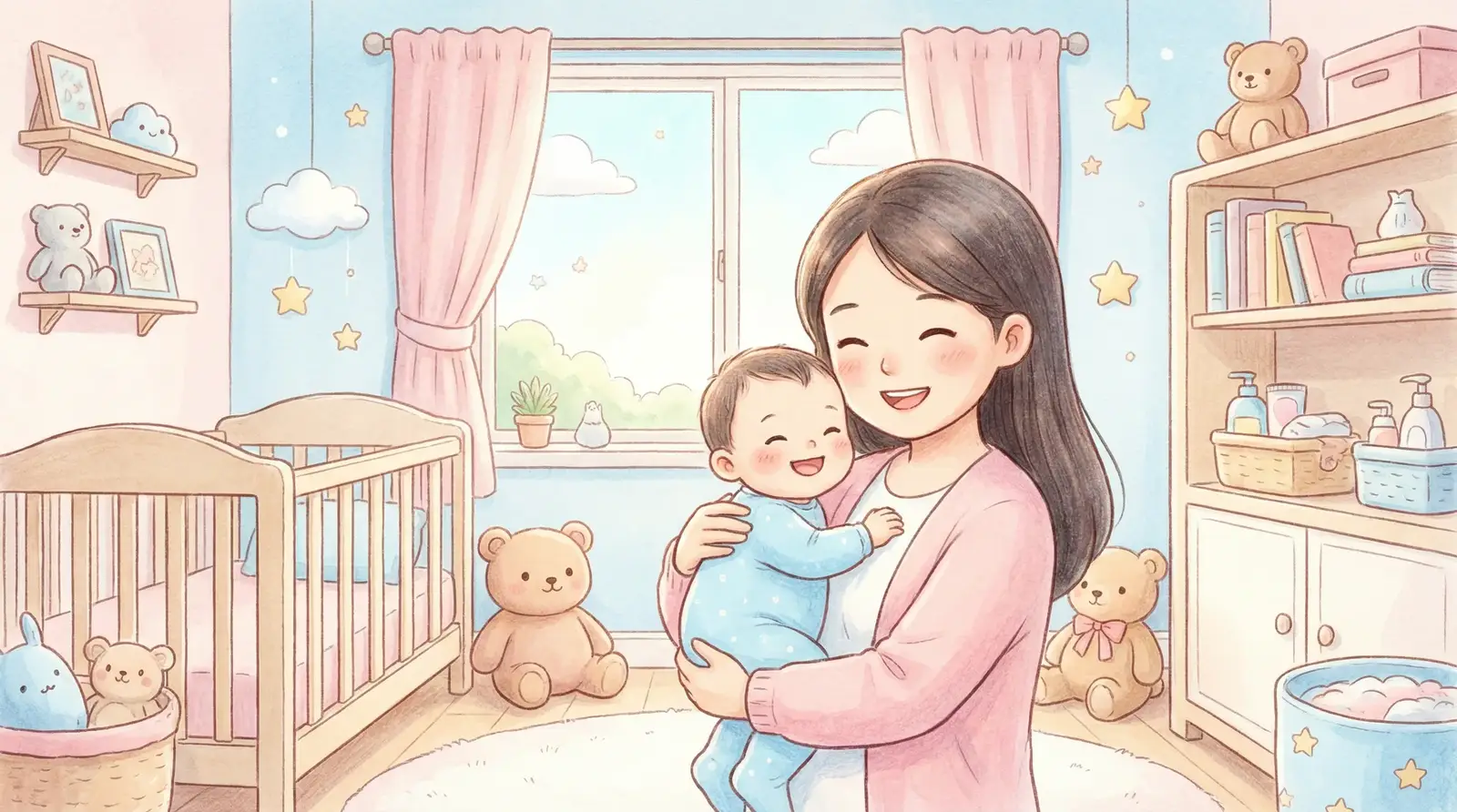 温馨母婴互动场景 - 蜜芽视频