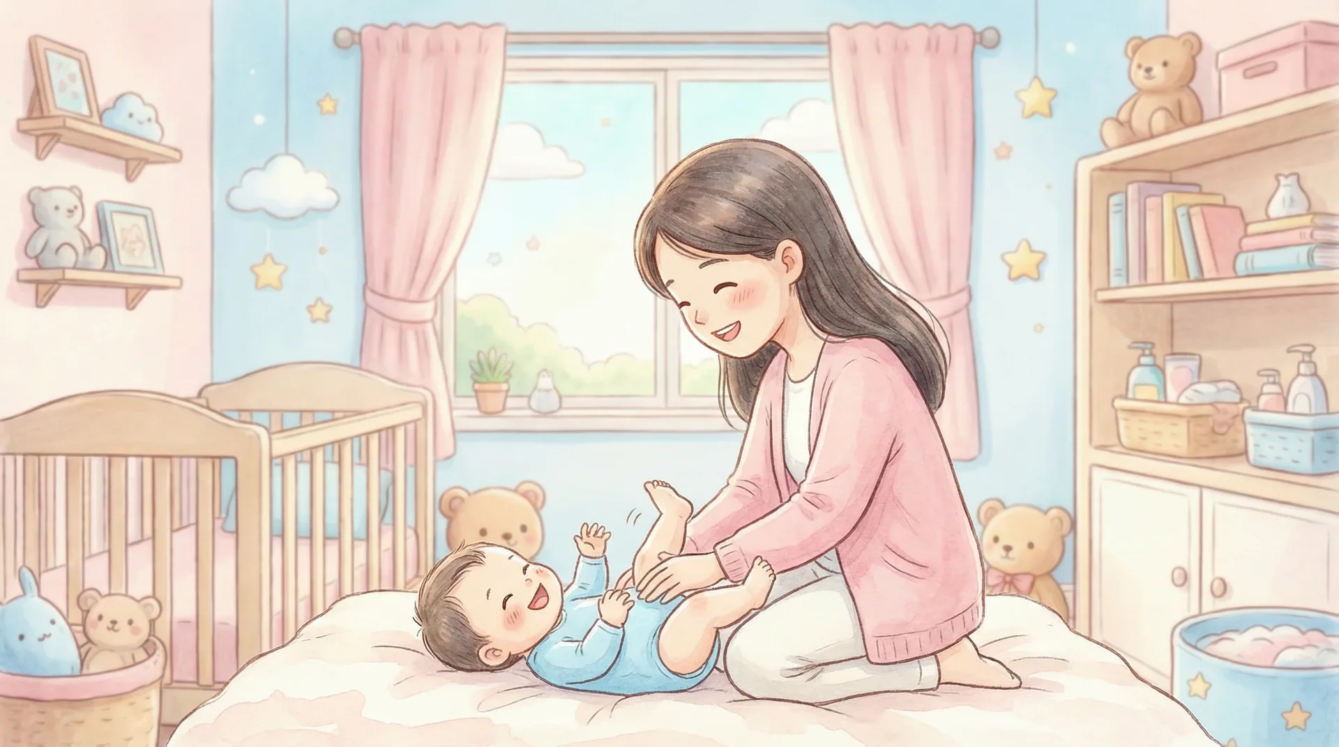 新生儿抚触教学视频 - 蜜芽视频